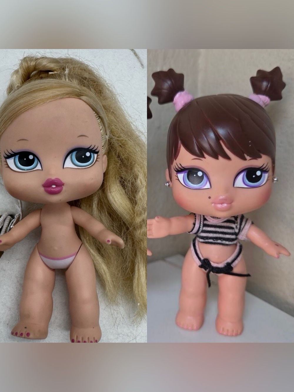 2 Bratz Babyz Twin Phoebe Hair Flair Cloe Duo